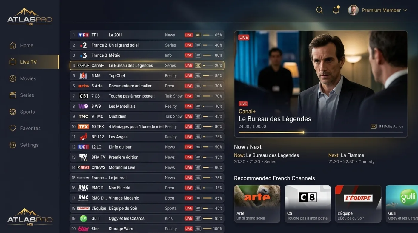 Interface Live TV ATLAS PRO HQ